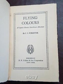 COULEURS VOLANTES par C.S. Forester 1939 hc PREMIÈRE ÉDITION 1ère Édition Rare et Collectionnable