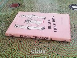 CRÉATIONS NOIR PAR BESSIE FRAZIER 1975 Première édition Première impression RARE RARE