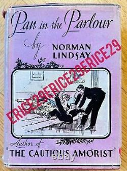 Casserole dans le salon par Norman Lindsay / 27 dessins Première édition 1933 HC/DJ