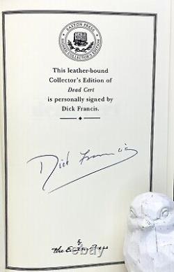 Certitude de mort SIGNÉ par Dick Francis Easton Press Première édition
