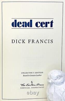 Certitude de mort SIGNÉ par Dick Francis Easton Press Première édition