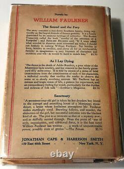 Ces Treize, William Faulkner 1931 Première Édition avec Jaquette Originale