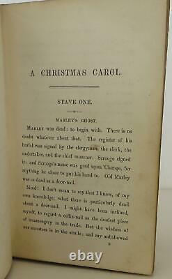 Charles Dickens / A Christmas Carol Première Édition 1843 # 1712015