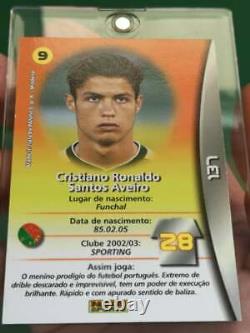 Cristiano Ronaldo Rc Rookie 2002/03panini Megacraques Portugal #137 Cr7