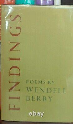 Découvertes signées de la première édition de Wendell Berry