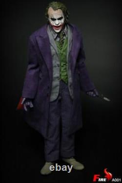 Dhl 1/6 Jouets De Feu A001 Batman The Dark Knigh Joker Violet Coat Ver Action Figure