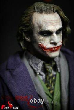 Dhl 1/6 Jouets De Feu A001 Batman The Dark Knigh Joker Violet Coat Ver Action Figure
