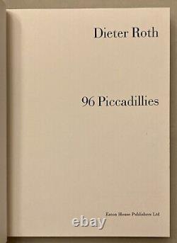 Dieter Roth 96 Piccadillies Édition De Luxe De 200 Exemplaires En Couverture Rigide Et Slipcase