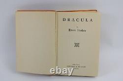 Dracula Bram Stoker 1897 Grosset & Dunlap Première Edition Couverture Rigide Vintage 1927