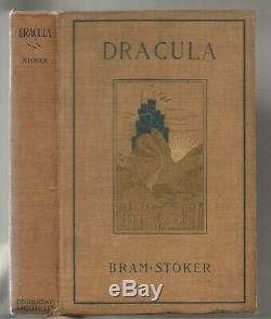 Dracula Par Stoker Bram First Edition 1899 Us Doubleday Vampire Horreur