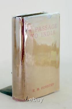 E M Forster 1st Ed Édition Du Royaume-uni 1924 Un Passage Vers L'inde Couverture Rigide Avec Une Camisole