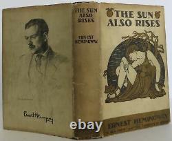 Ernest Hemingway / The Sun Also Rises Signé 1ère Édition 1926 #2003012