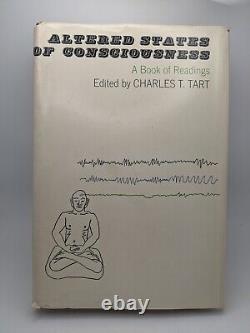 États De Conscience Modifiés Charles T. Tart 1969 1ère Édition & Imprimer Rare Vg