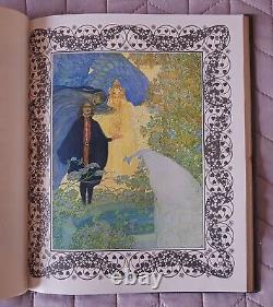 Exrare 1ère 1911 Art Nouveau/jugendstil/secession Planches en couleur de Lefler & Urban