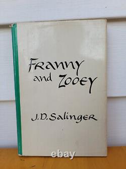 Franny Et Zooey Par J. D. Salinger Première Édition Veste À Poussière Originale 4,00 $ 1961