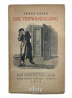Franz Kafka / Die Verwandlung Première Édition 1916