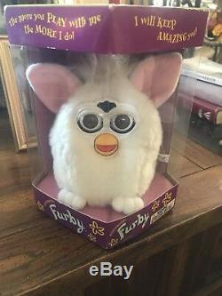 Furby- 1998 Première Édition Originale Blanc Super Rare