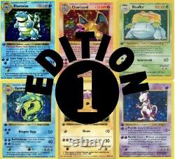 Graded 1ère Édition Pokemon Card Authentic Original Pokémon A Partir De 1998 2003