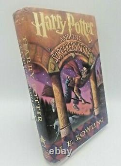 Harry Potter Et Le Sorcier's Stone Première Édition Américaine Et Première Impression
