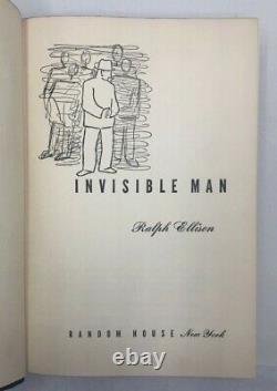 Homme Invisible Ralph Ellison Signé Première Edition 1ère Imprimer & Dj Clamshell Box
