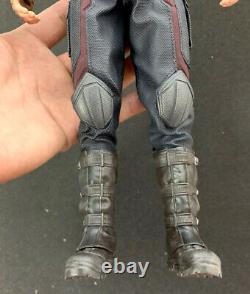 Hot Toys Ht Mms480 1/6 Captain America Action Figure Body 6.0 Outfits 12in. Nouveau