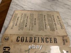 Ian Fleming Goldfinger Première Édition 1959 (royaume-uni)