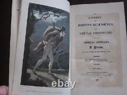 JOHNNY QUAE GENUS par COMBE Illus. ROWLANDSON PREMIÈRE ÉDITION 1822