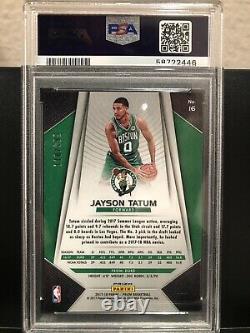 Jayson Tatum 2017-18 Rookie Blue Prizm /199 Psa 10 Rare Boston Celtics