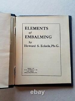 Jeu Complet De Howard Eckels Embaumement Series Livres 9 Volumes 1922