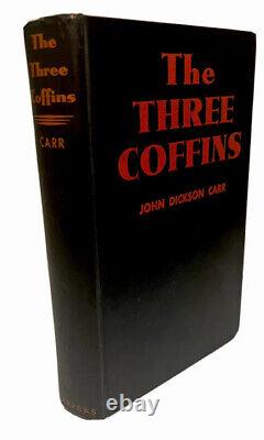 John Dickson Carr LES TROIS CERCUEILS RARE 1935 1ère Édition/1ère Impression