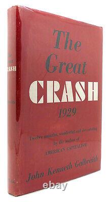 John Kenneth Galbraith The Great Crash 1929 1ère Édition 2ème Édition