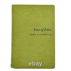 John Steinbeck East Of Eden Première Édition Erreur Bite W Dj Viking Press 1952 Rare
