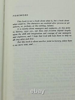 Joueur de piano 1952 - Bibliothèque de première édition Vonnegut - INTELLIGENCE ARTIFICIELLE Effrayante