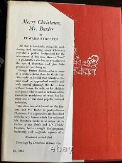 Joyeux Noël, M. Baxter De Edward Streeter, Première Édition, Rare 1956