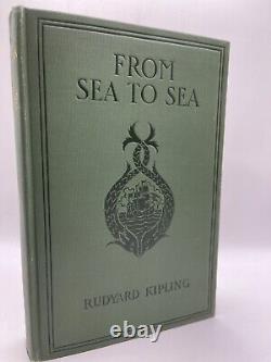 Kipling, Rudyard DE LA MER À LA MER Première Édition