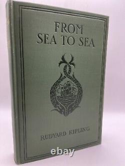 Kipling, Rudyard DE LA MER À LA MER Première Édition