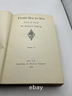 Kipling, Rudyard DE LA MER À LA MER Première Édition