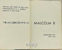 L'autobiographie De Malcolm X Rare 1965 1ère Édition, 2ème Impression Couverture Rigide