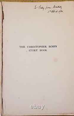 L'histoire de Christopher Robin, première édition 1929 par A.A. Milne