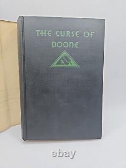 La Malédiction de Doone par Sydney Horler copyright 1930 Mystère Première Édition VTG