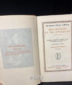 La Nation Américaine Une Histoire Lot Vintage De 6 Volumes (4-9) Publié 1904-1905