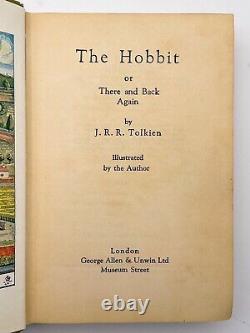 La Première Édition De Hobbit 10e Impression (1958) Tolkien 1937 Seigneur Des Anneaux