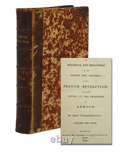 La Révolution Française par MARY WOLLSTONECRAFT Première édition 1ère 1794