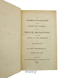 La Révolution Française par MARY WOLLSTONECRAFT Première édition 1ère 1794