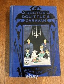 La caravane du Docteur Dolittle de Hugh Lofting, 1ère édition signée, 2ème impression