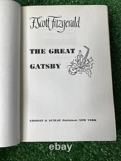Le Grand Gatsby Couverture Rigide Grosset Dunlap 1925 Première Édition Fitzgerald Rare