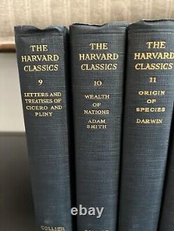 Le Harvard Classics Ensemble Complet Première Édition 1910 Blue Speckled Page Edge