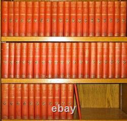 Le Harvard Classics! (première Édition!) Complete Set En 52 Volumes! Orange! Rare