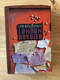 Len Deighton's London Dossier Première Edition 1967 Hc Dj