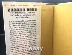 Les Liens De L'école William Boyd Signé Vrai Première 1ère / 1ère Édition Américaine Fine / Fine